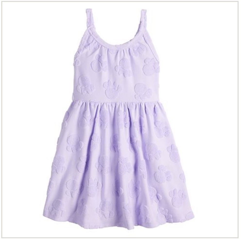 Jumping Beans Terry Embossed Minnie Mouse Swim Dress